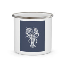 Load image into Gallery viewer, Lobster Enamel Campfire Mug