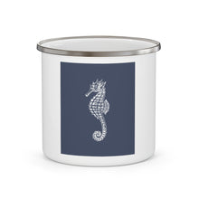 Load image into Gallery viewer, Seahorse Enamel Campfire Mug