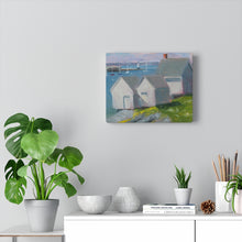 Load image into Gallery viewer, Willard Beach Shacks pastel Canvas Gallery Wraps
