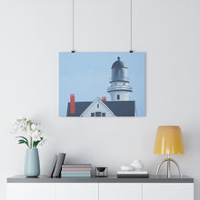 Load image into Gallery viewer, Maine Lighthouse Giclée Art Print