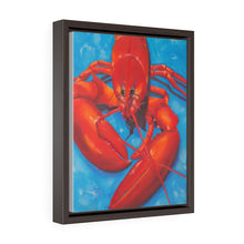 Load image into Gallery viewer, Maine Lobster Vertical Framed Premium Gallery Wrap Canvas