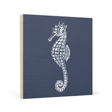 Load image into Gallery viewer, Seahorse Wood Canvas