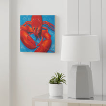 Load image into Gallery viewer, Maine Lobster Wood Canvas