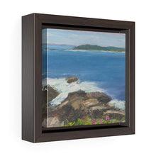 Load image into Gallery viewer, Two Lights Square Framed Premium Gallery Wrap Canvas