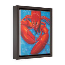 Load image into Gallery viewer, Maine Lobster Vertical Framed Premium Gallery Wrap Canvas