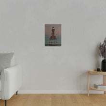 Load image into Gallery viewer, Light house lit up by the moon on Matte Canvas, Stretched, 0.75"