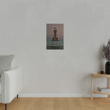 Load image into Gallery viewer, Light house lit up by the moon on Matte Canvas, Stretched, 0.75"