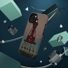 Load image into Gallery viewer, Lighthouse lit up by moon - Impact-Resistant Cases