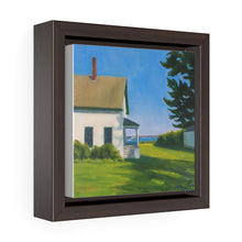 Load image into Gallery viewer, Hilltop House - Square Framed Premium Gallery Wrap Canvas