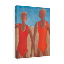 Load image into Gallery viewer, Beach lady Canvas Gallery Wraps