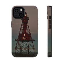 Load image into Gallery viewer, Lighthouse lit up by moon - Impact-Resistant Cases