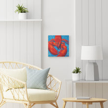 Load image into Gallery viewer, Maine Lobster Wood Canvas