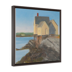 Willard Beach Shacks 2 Premium Gallery Wrap Canvas