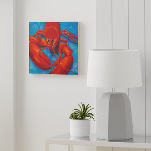 Maine Lobster Wood Canvas