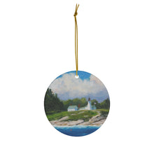 Load image into Gallery viewer, Burnt Island ornament - Ceramic Ornaments
