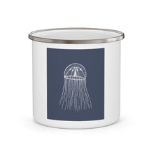 Load image into Gallery viewer, Jellyfish Enamel Campfire Mug
