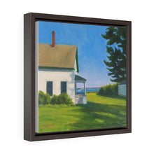 Load image into Gallery viewer, Hilltop House - Square Framed Premium Gallery Wrap Canvas
