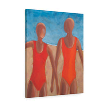 Load image into Gallery viewer, Beach lady  Canvas Gallery Wraps
