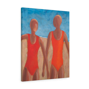 Beach lady  Canvas Gallery Wraps