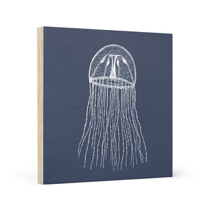 Jellyfish Wood Canvas