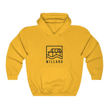 Load image into Gallery viewer, Willard Black Unisex Heavy Blend™ Hooded Sweatshirt
