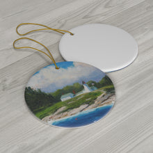 Load image into Gallery viewer, Burnt Island ornament - Ceramic Ornaments
