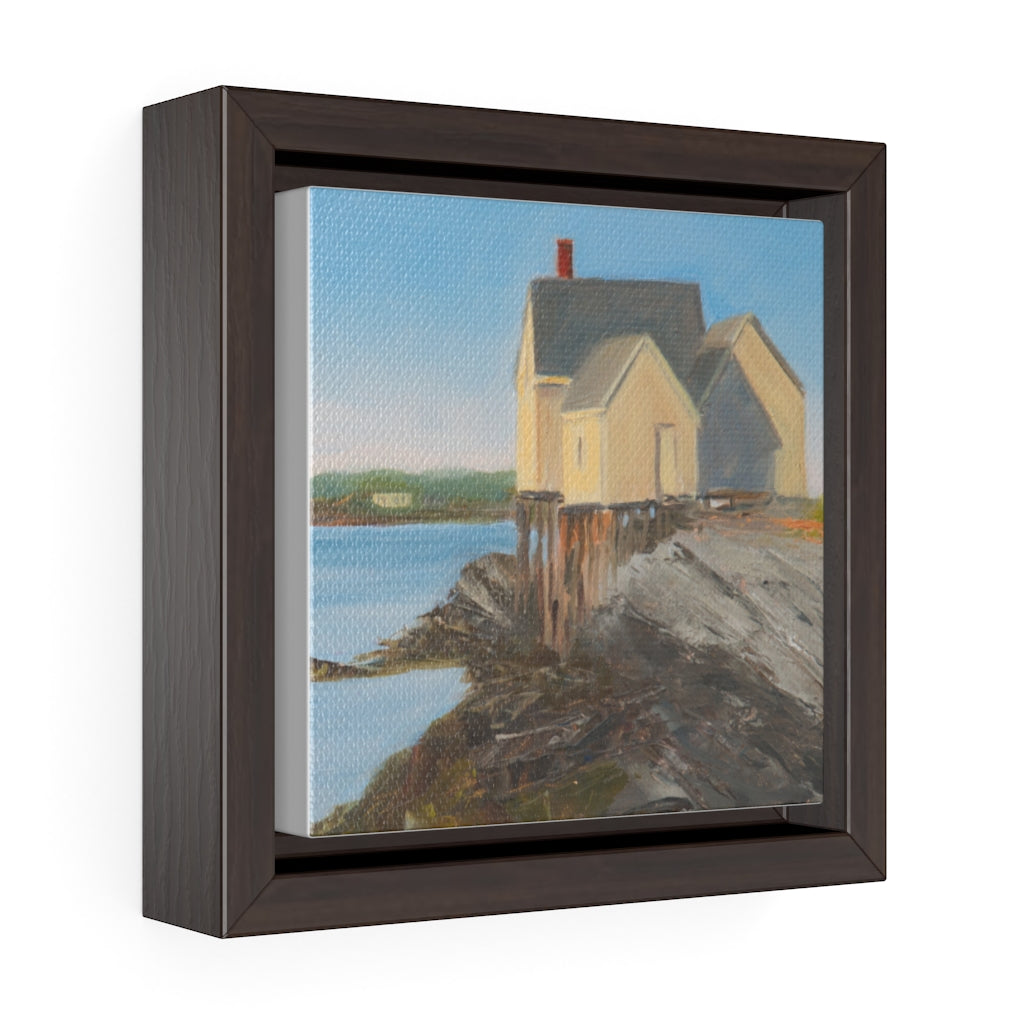 Willard Beach Shacks 2 Premium Gallery Wrap Canvas